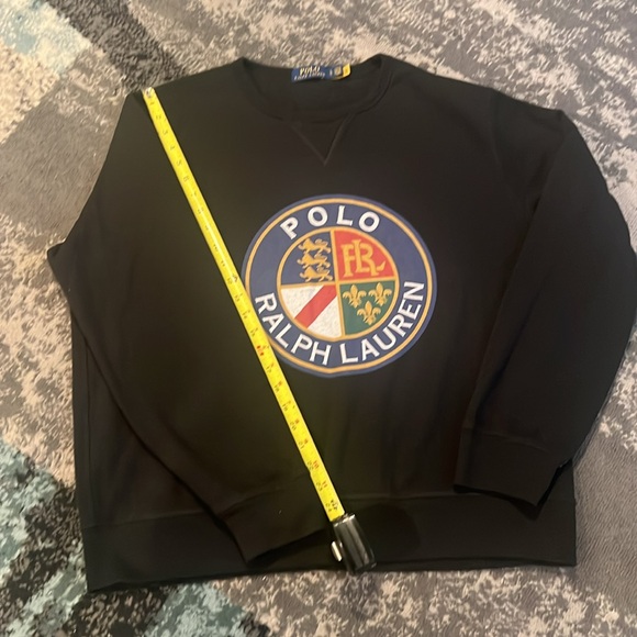 Ralph Lauren black crewneck sweater (custom) - Picture 2 of 9